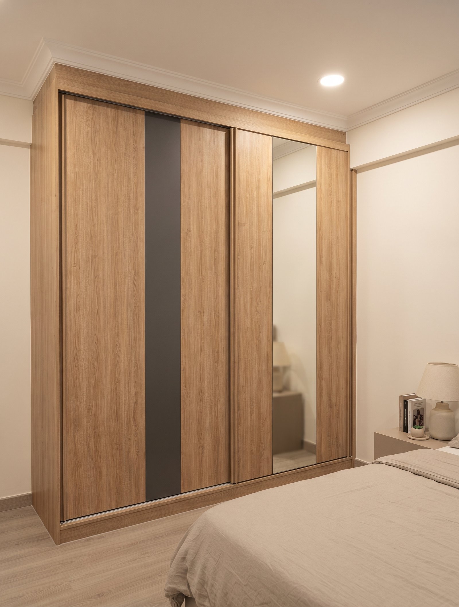 Wardrobe joinery, 4-room HDB