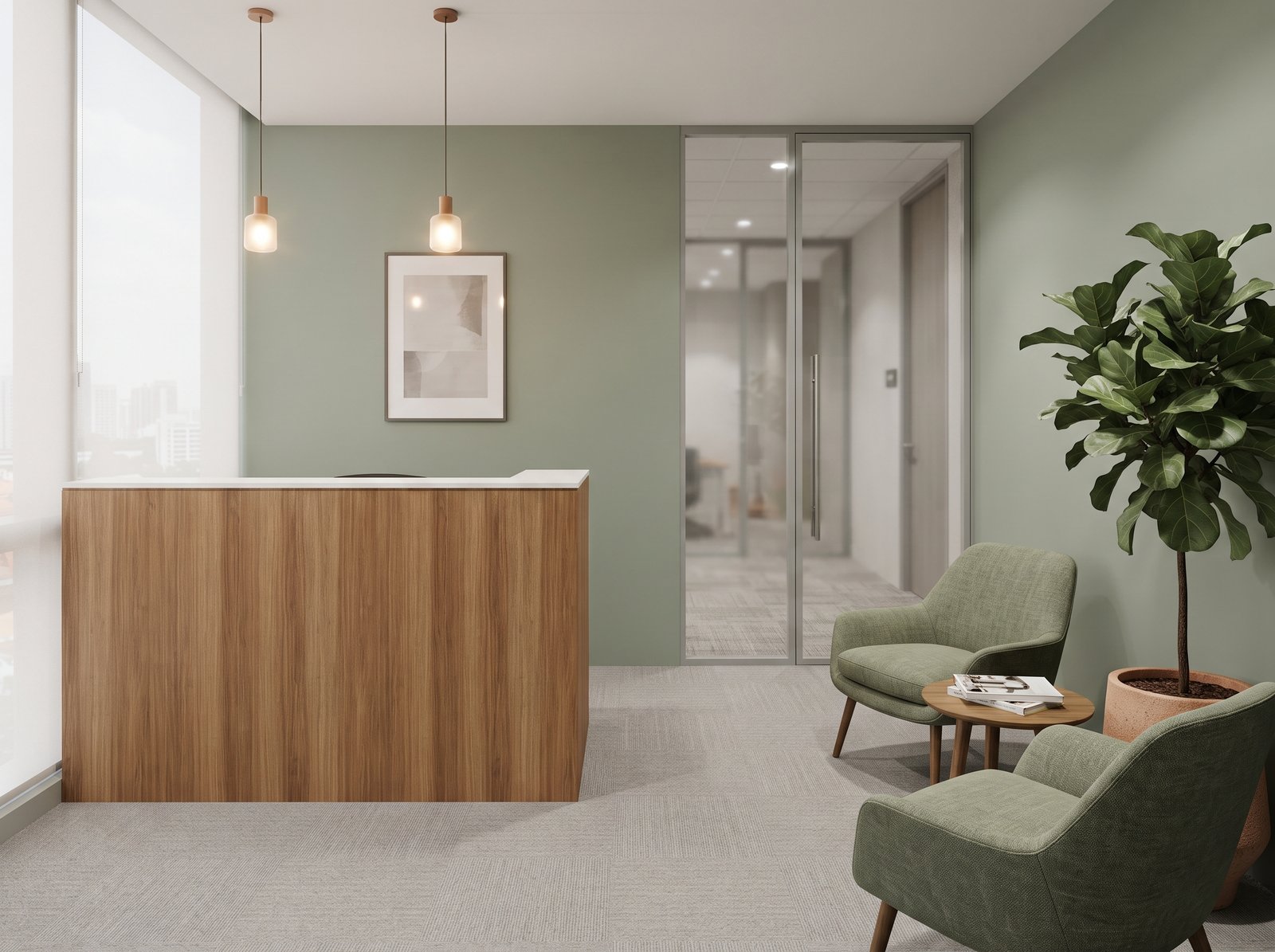 Office reception, Paya Lebar