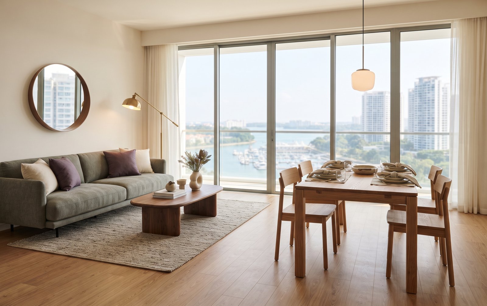 Condo living and dining, Tanjong Rhu
